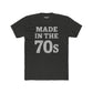 Vintage 70s Unisex Cotton Crew Tee - Retro Made in the 70s T-Shirt - Riff Raff Wear