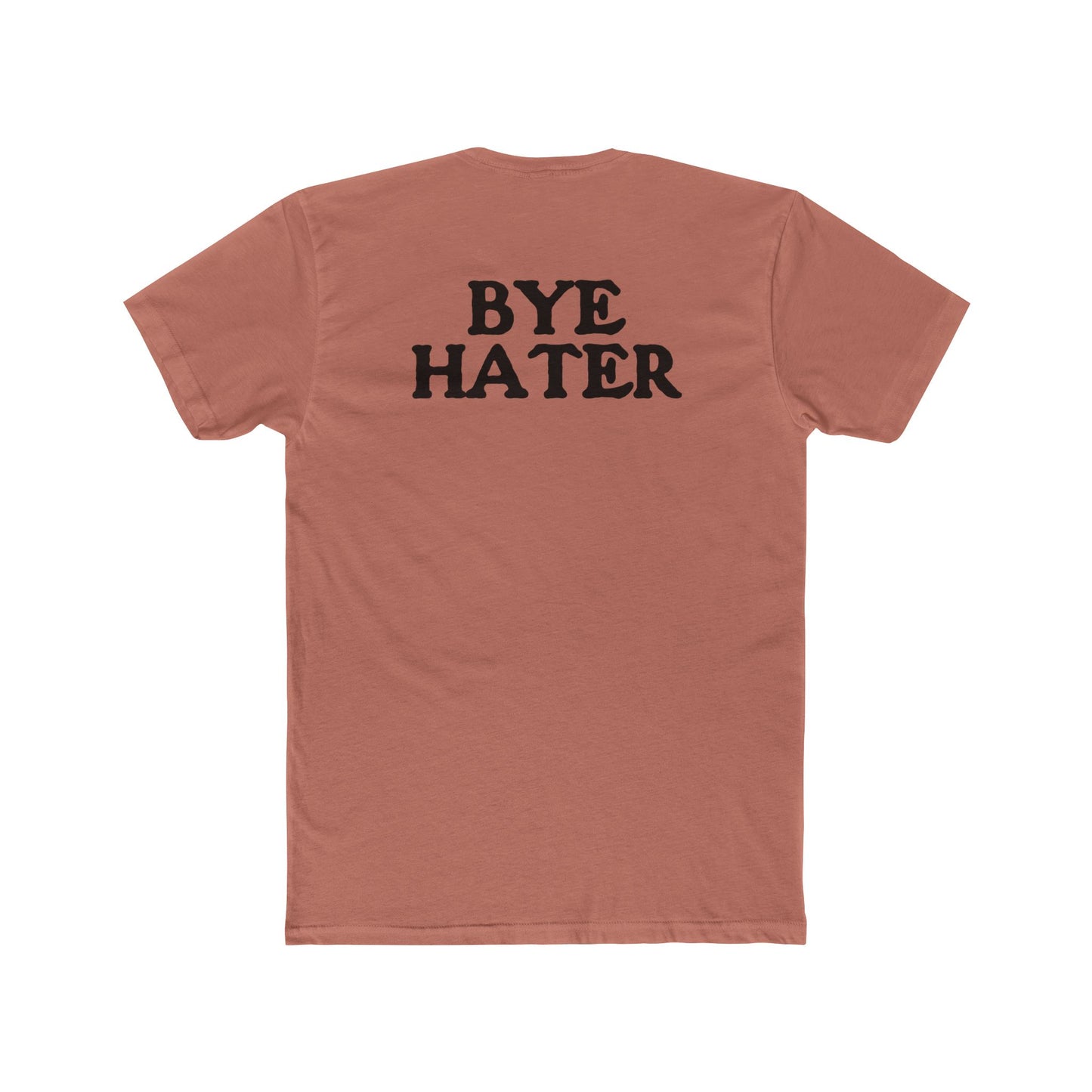 Unisex Cotton Crew Tee - "Hi Hater, Bye Hater" Graphic Shirt - Riff Raff Wear