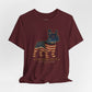 Freedom Crew Frenchie T-Shirt – Patriotic Bulldog Flag Tee