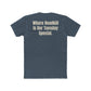 The Screaming Possum Unisex Cotton Crew Tee - Fun & Retro Graphic Shirt - Riff Raff Underground