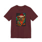 Festive Dog Pizza Tee - Unisex Short Sleeve T-Shirt, Funny Holiday Shirt, Pet Lover Gift, Christmas Apparel, Cute Animal Tee - Riff Raff Wear