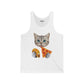 Funny Cat Pizza & Taco Unisex Jersey Tank Top - Riff Raff Wear
