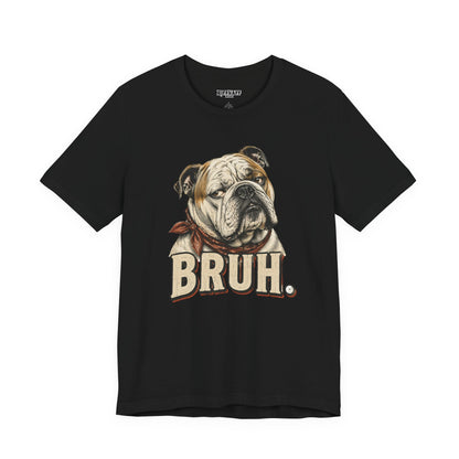Bruh Bulldog T-Shirt Vintage English Bulldog Graphic Tee