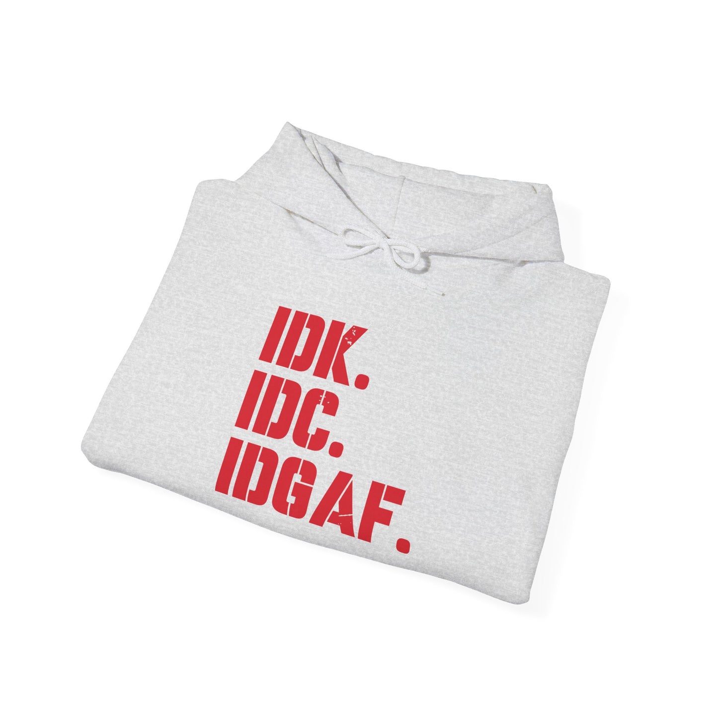 Dad Funny IDK IDC IDGAF Unisex Heavy Blend™ Hooded Sweatshirt