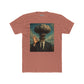 Surrealist Men's Cotton Crew Tee - Explosive Graphic Art - Riff Raff Wear