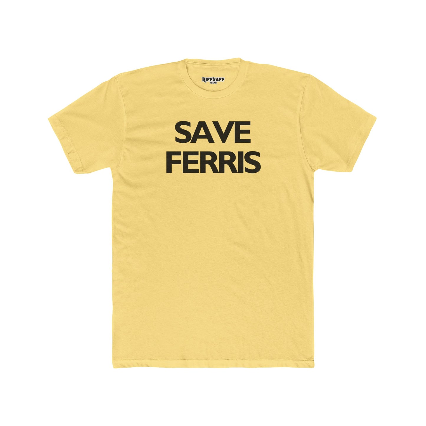 Vintage Style Save Ferris Unisex Cotton Crew Tee - Riff Raff Wear