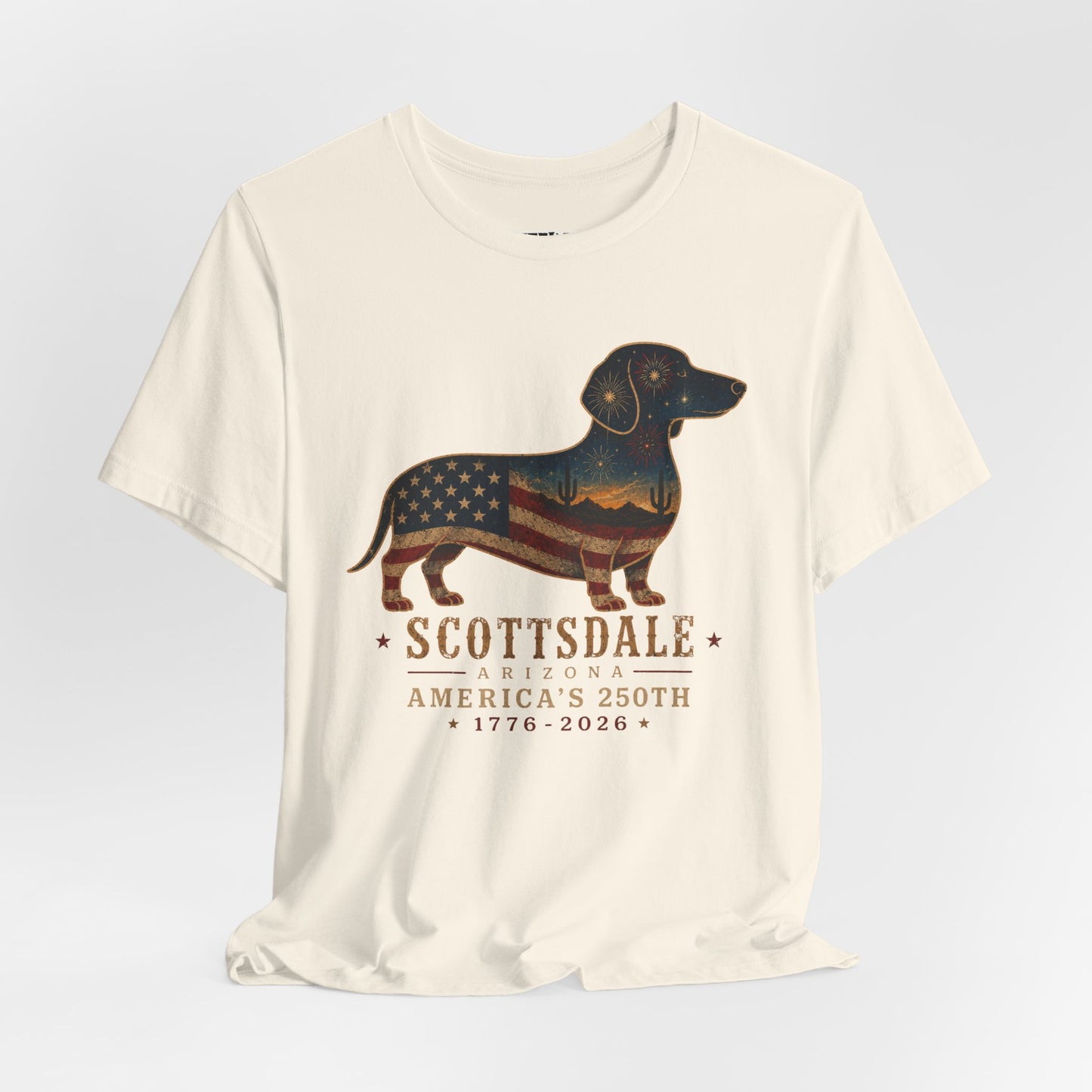 Copy of Freedom Crew Dachshund T-Shirt – Patriotic Dachshund Flag Tee