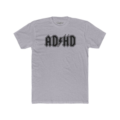 ADHD Unisex Cotton Crew Tee - Cool Graphic Tee for Casual Wear - Logo Pardoy Series - Riff Raff Wear