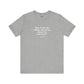 Fate leads the willing and drags along the reluctant - Unisex Jersey Short Sleeve Tee  Mind Forge -Raff Raff Wear