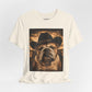 Bulldog Cowboy T‑Shirt  Vintage Western Dog Graphic Tee - Riff Raff Wear