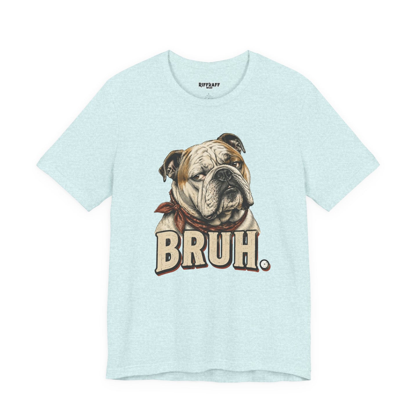 Bruh Bulldog T-Shirt Vintage English Bulldog Graphic Tee