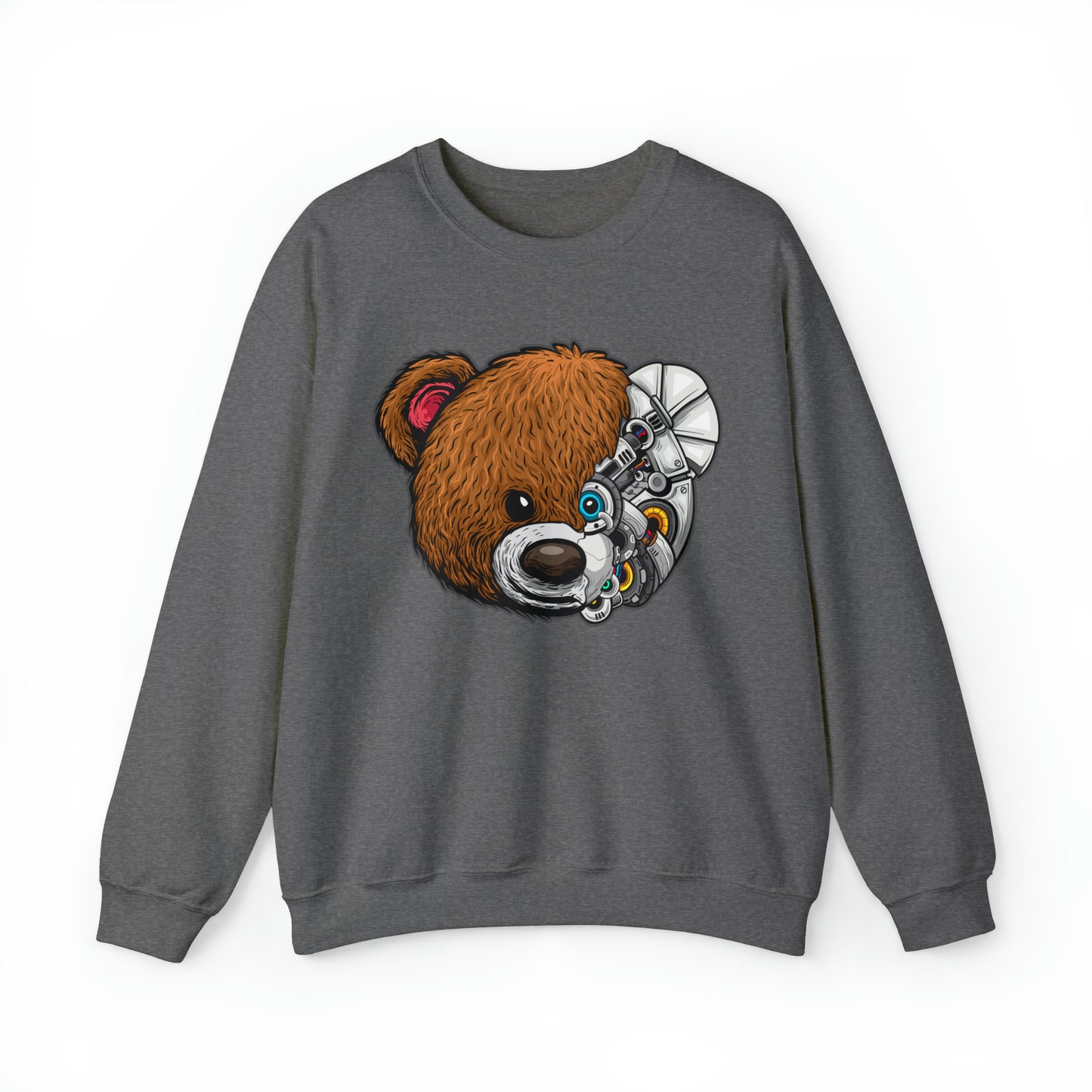 Riff Raff Wear Cyborg Bear Unisex Heavy Blend™ Crewneck Sweatshirt