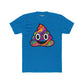 Colorful Cartoon Poop Unisex Cotton Crew Tee - Riff Raff Wear
