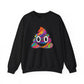 Colorful Emoji Crewneck Sweatshirt - Fun Unisex Design - Riff Raff Wear