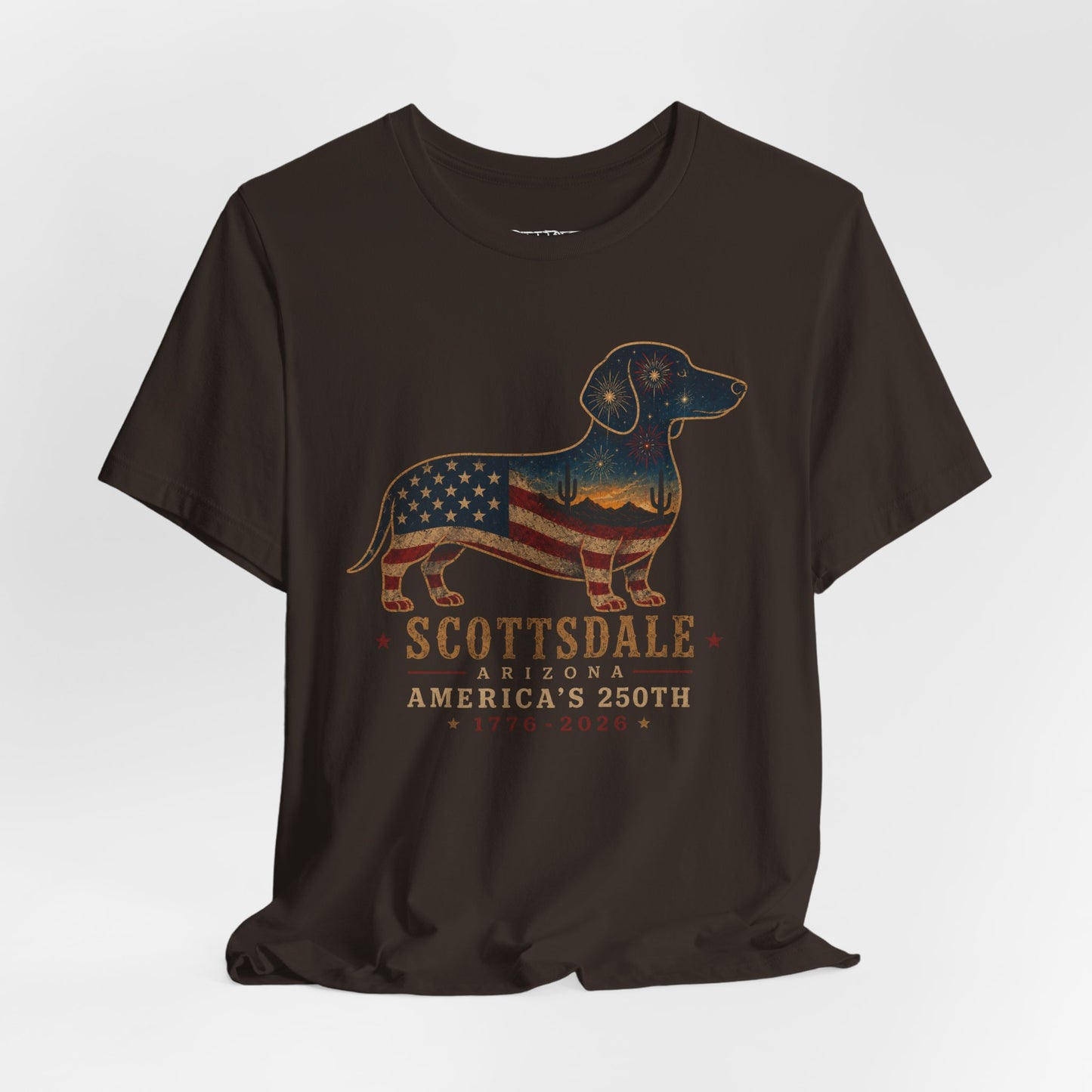 Copy of Freedom Crew Dachshund T-Shirt – Patriotic Dachshund Flag Tee