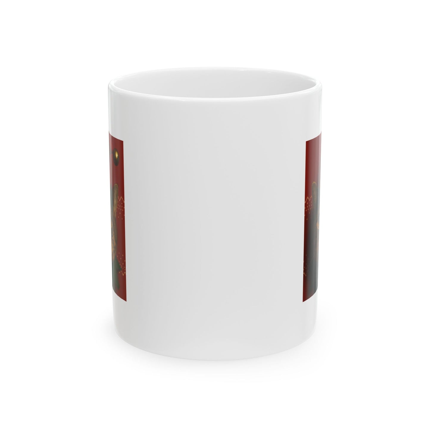 Artistic Ceramic Coffee Mug | Unique Gift for Art Lovers, Home Decor, Office Use, Birthday Present, Holiday Mug - Riff Raff Wear