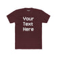 Customizable Unisex Cotton Crew Tee - Your Text Here - Riff Raff Wear