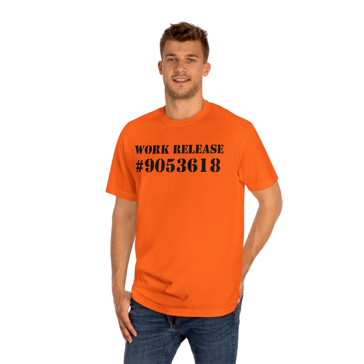 Work Release Unisex Classic Tee - Bold Statement Shirt for Casual Wear Riff Raff Wear