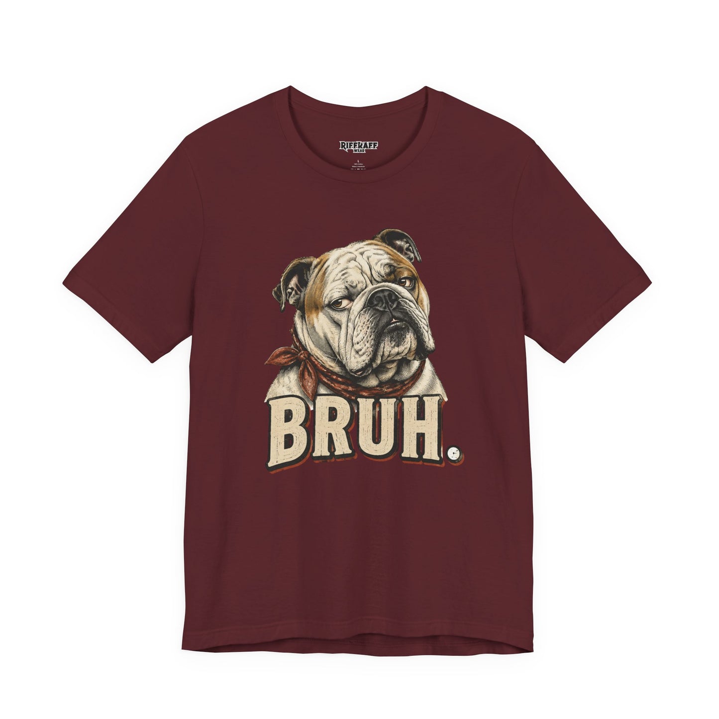 Bruh Bulldog T-Shirt Vintage English Bulldog Graphic Tee