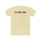 Funny Yoga & Gym Unisex Cotton Crew Tee - 'Hygiene is for Yoga People' & 'Lift. Sweat. Rack.' - Riff Raff Wear