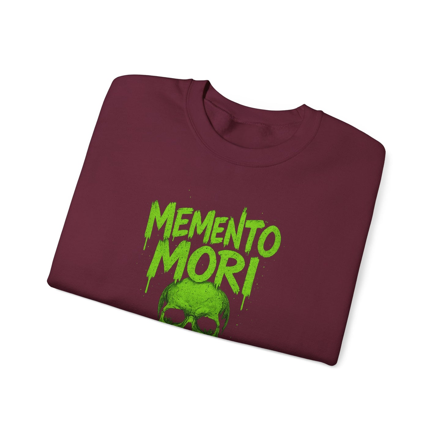 Memento Mori Sweatshirt, Goth Clothing, Dark Academia Style, Halloween Fashion, Grunge Streetwear, Unisex Crewneck - Riff Raff Wear