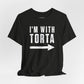 I’m With Torta Arrow Tee - Funny Family/Partner Mexican Food Shirt - Riff Rsff Wear