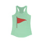 Red Flag Racerback Tank Top for Women - Casual Summer Top - Riff Raff Wear