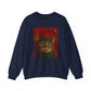Cute Cat Christmas Sweatshirt, Holiday Sweater, Unisex Crewneck, Gift for Cat Lovers, Festive Apparel, Cozy Winter Wear - Riff Raff Wear