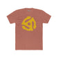 Retro Vinyl Record Unisex Cotton Crew Tee - Music Lover's Apparel - 45 Record Insert - Riff Raff Wear