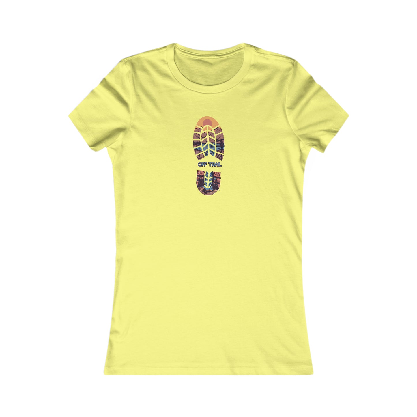 Off Trail Boot Print Women's Favorite Tee