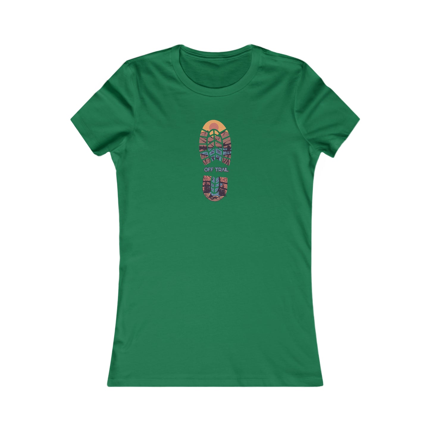 Off Trail Boot Print Women's Favorite Tee