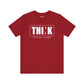 Riff Raff Wear Think 2 Unisex Jersey Short Sleeve Tee