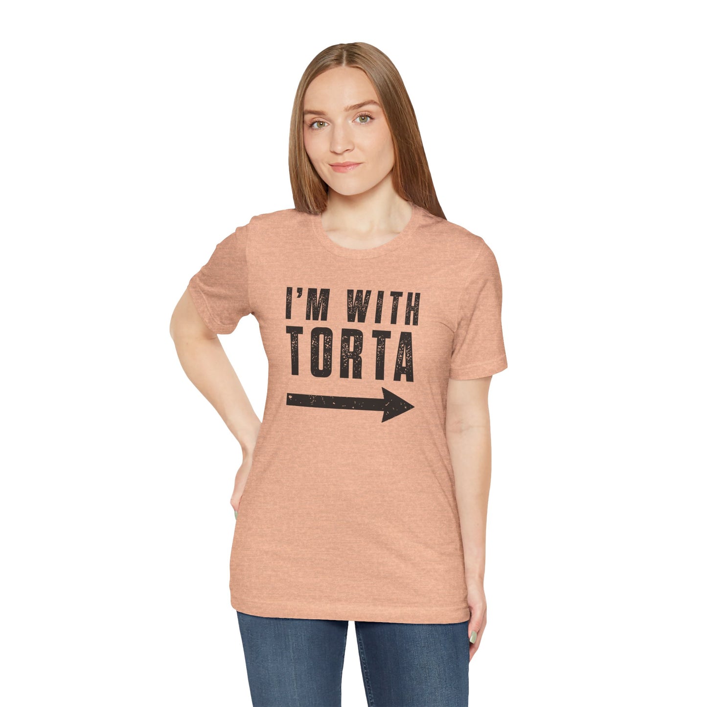 I’m With Torta Arrow Tee - Funny Family/Partner Mexican Food Shirt - Riff Rsff Wear