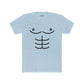 Funny Unisex Cotton Crew Tee - Cartoon Abs Design - Riff Raff Wear