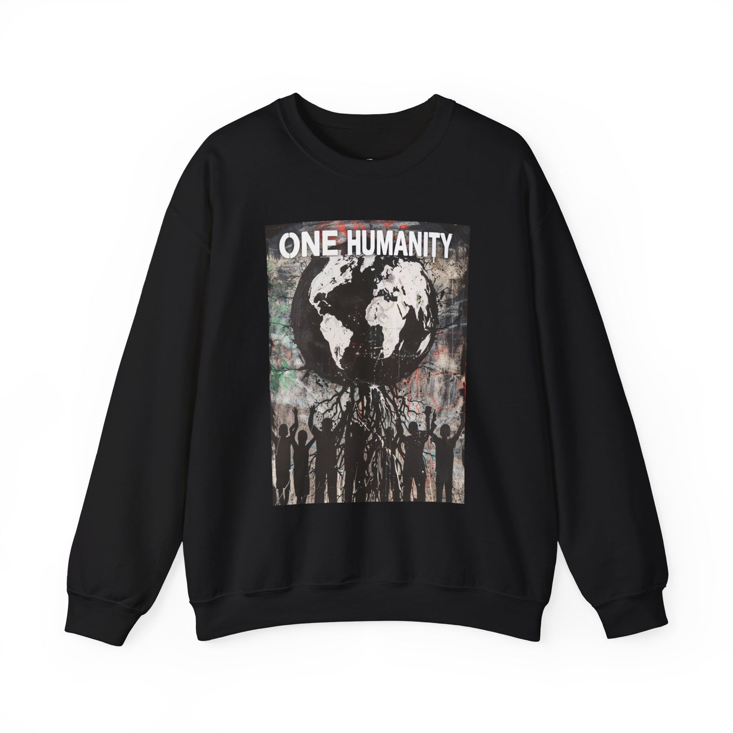 One Humanity Unisex Crewneck Sweatshirt - Comfortable & Stylish - Riff Raff Wear