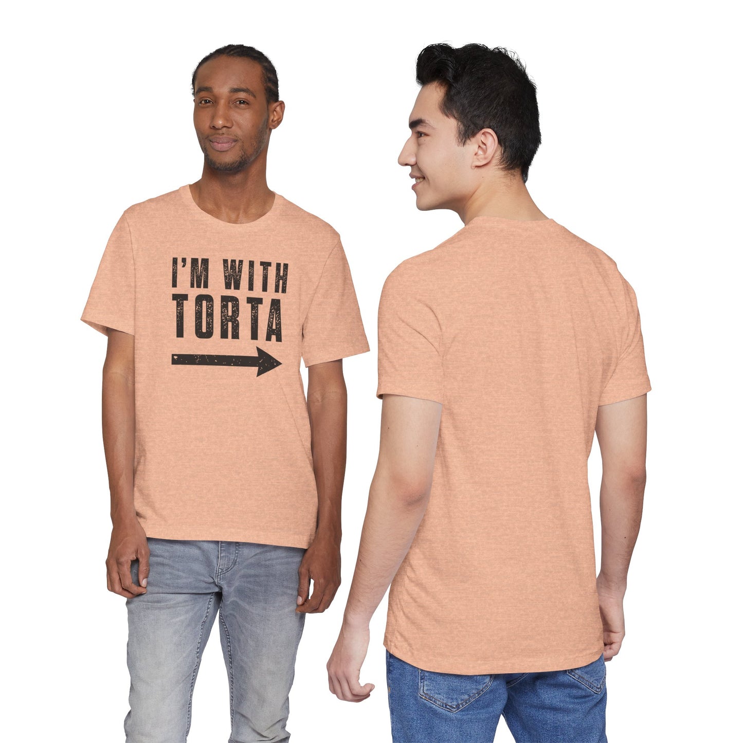 I’m With Torta Arrow Tee - Funny Family/Partner Mexican Food Shirt - Riff Rsff Wear