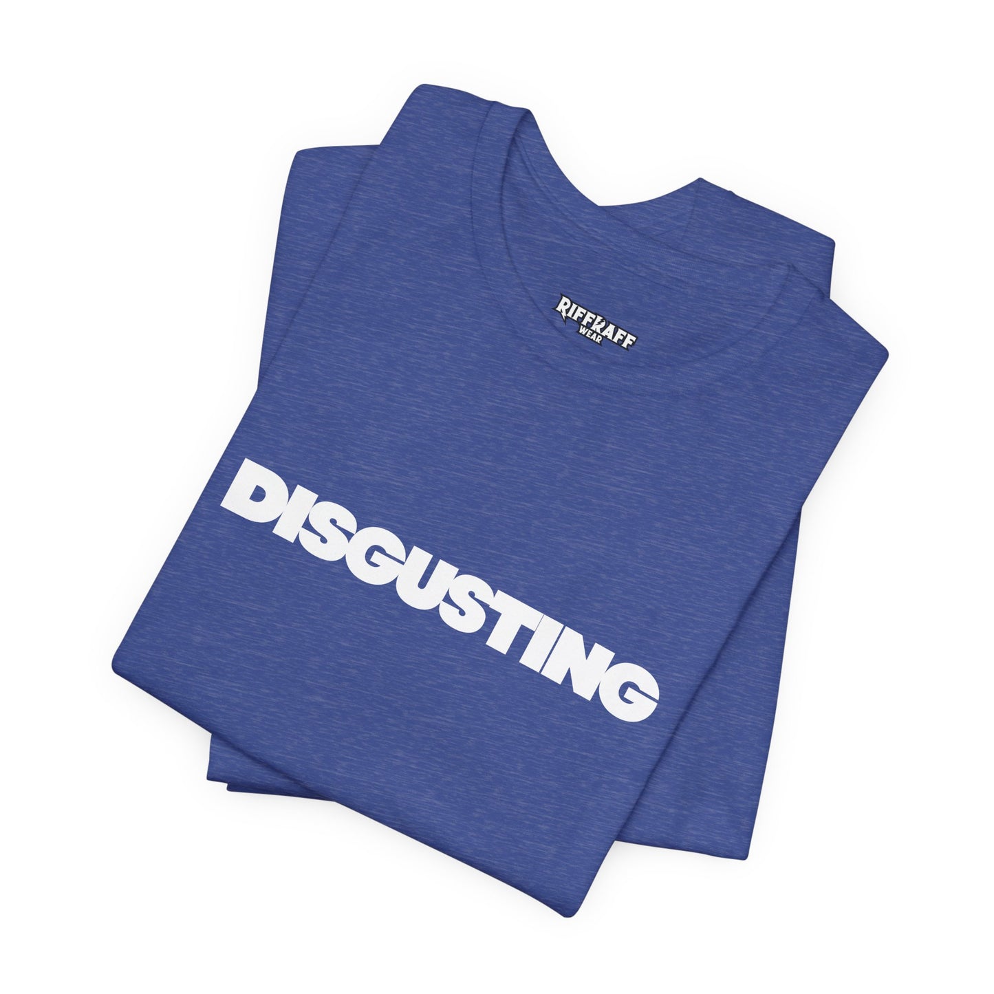 DISGUSTING Graphic Tee — Bold Text Statement T-Shirt