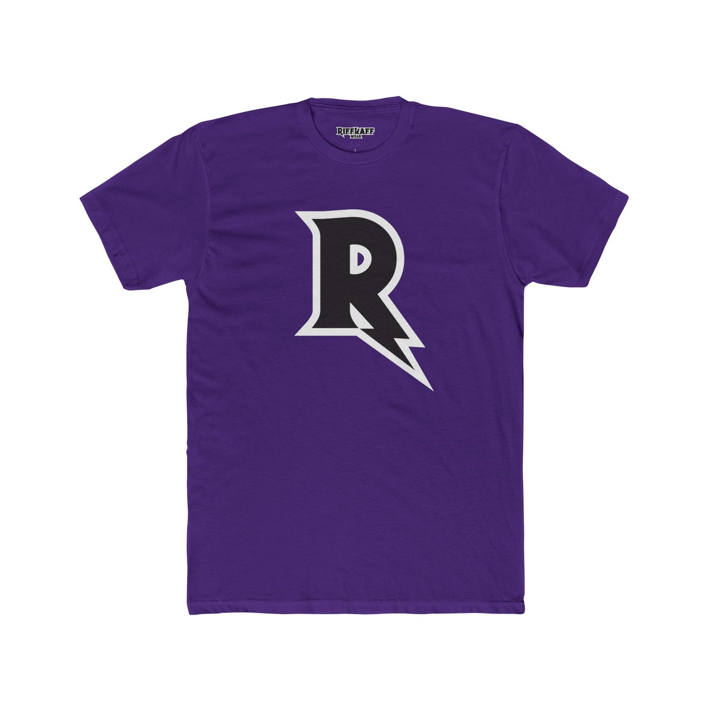RIff Raff R Lightning Unisex Cotton Crew Tee - Casual Graphic T-Shirt for Everyday Wear  - Riff Raff Wear