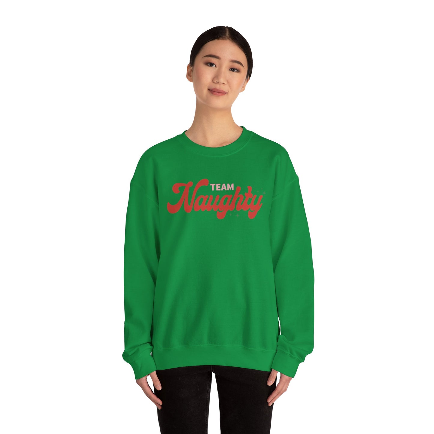 Riff Raff Wear Christmas Naughty Unisex Heavy Blend™ Crewneck Sweatshirt