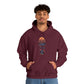 Off Trail Boot Print Unisex Heavy Blend™ Hooded Sweatshirt