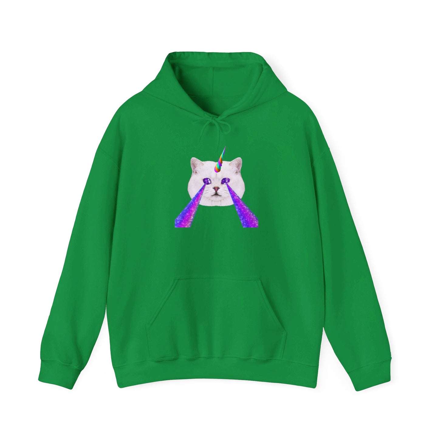 Riff Raff Wear Laser Cat Unisex Heavy Blend™ Hooded Sweatshirt