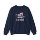 Christmas Sweatshirt, Funny Holiday Gift, Cozy Crewneck, Naughty Nice Humor, Unisex Winter Style, Festive Apparel - DMHoops.com