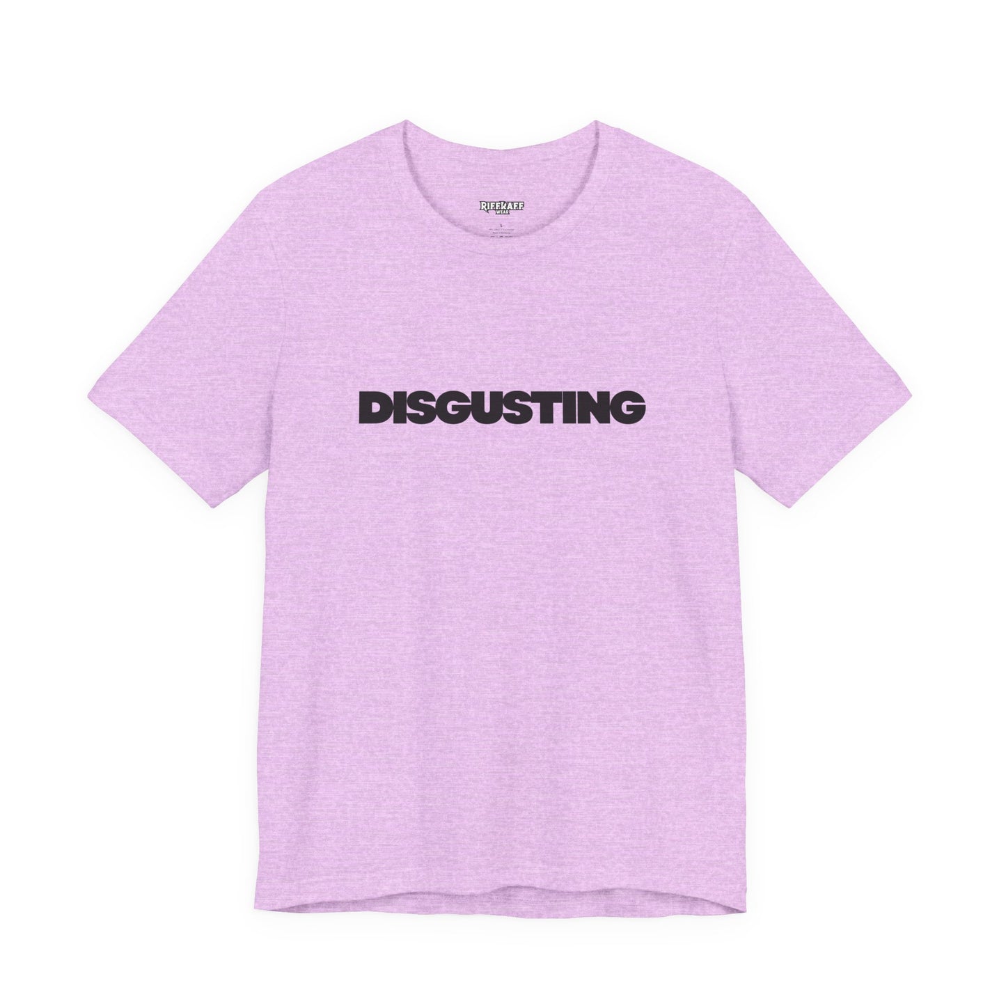 DISGUSTING Graphic Tee — Bold Text Statement T-Shirt