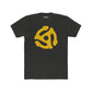 Retro Vinyl Record Unisex Cotton Crew Tee - Music Lover's Apparel - 45 Record Insert - Riff Raff Wear