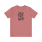 Unisex Graphic Tee - ZROFRSGVN, Casual Wear, Graphic Shirt, Streetwear, Everyday Fashion, Gift for Him/Her - Riff Raff Wear