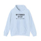 Dad Funny Stomach Is Flat Unisex Heavy Blend Hooded Sweatshirt - Riff Raff Wear
