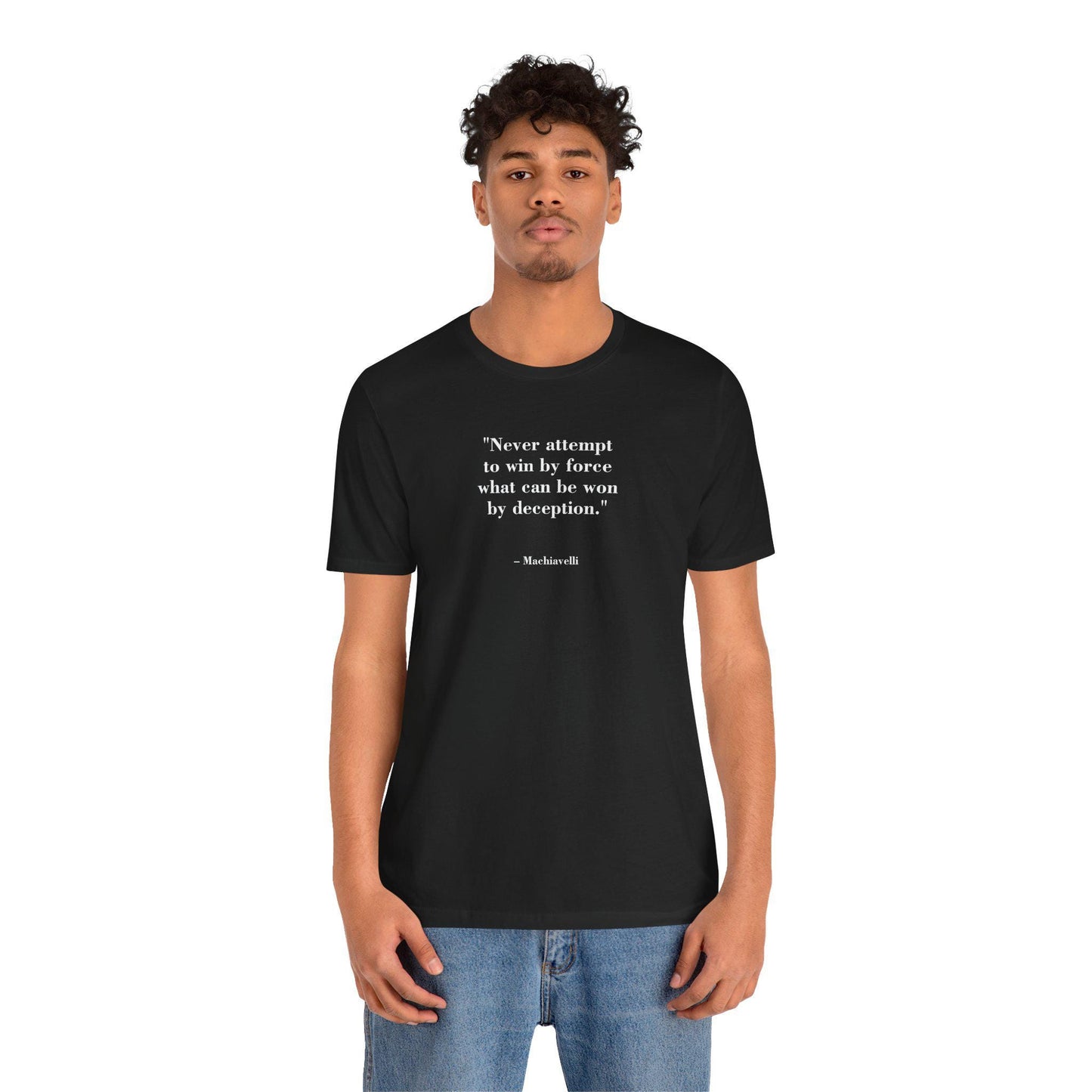 T-Shirt - MindForge Someone Never Attempt to Win by Force Quote - Riff Raff Wear