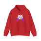 Graphic Hooded Sweatshirt Laser Cat Riff Raff Wear